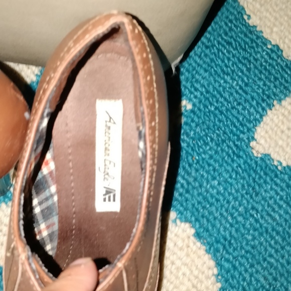 Gently used brown American Eagle clog boots - Picture 3 of 5